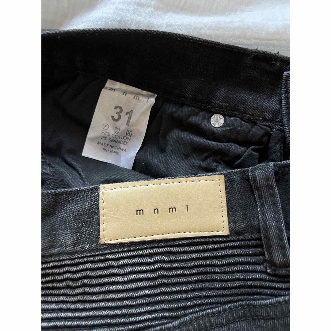 mnml(ミニマル)の[mnml] M14 Stretch Denim Black メンズのパンツ(デニム/ジーンズ)の商品写真