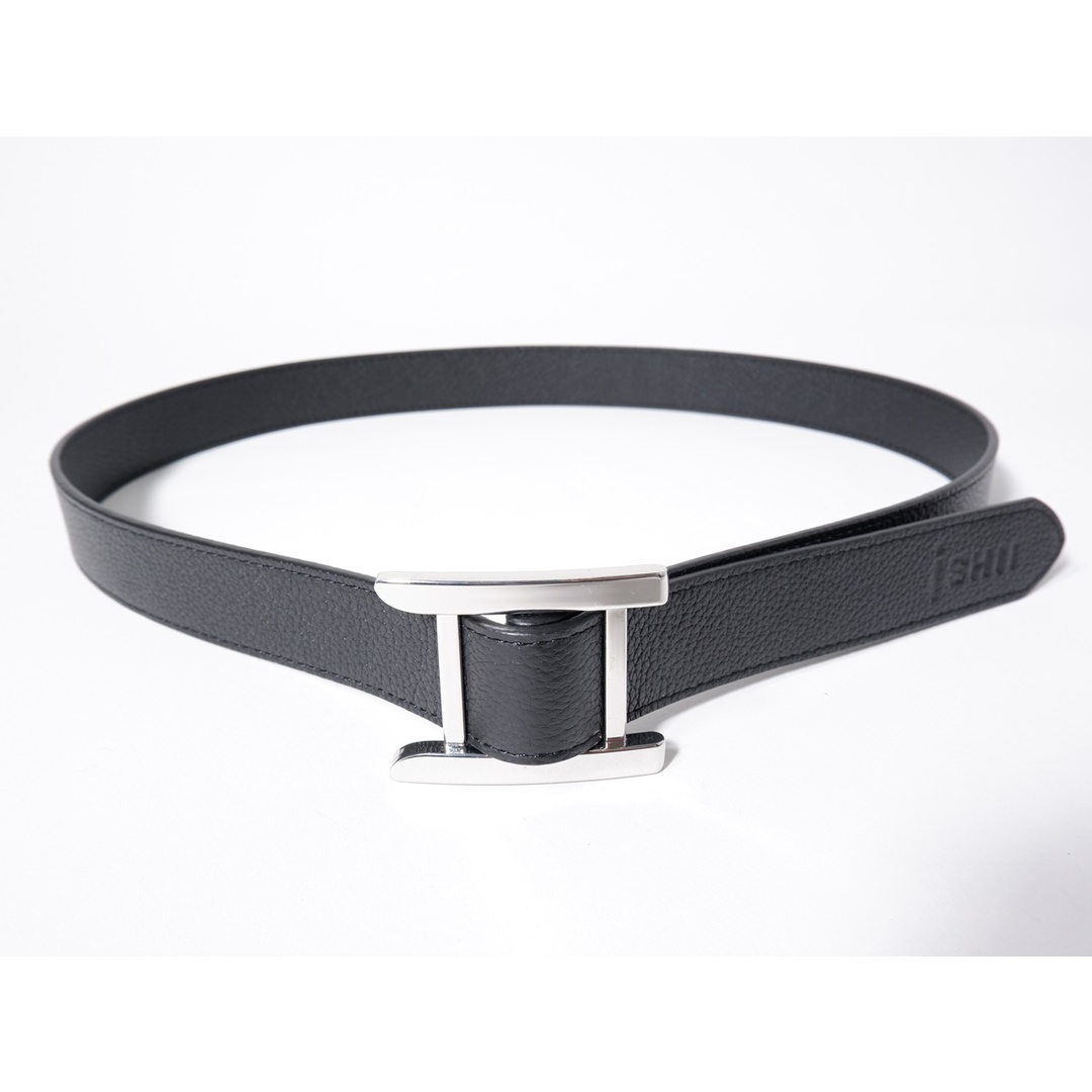 I SHII/イシイ T&D BELT BLACKレザーベルト【-】【MZCA73676】の I SHII/イシイ T&D BELT BLACKレザーベルト【-】【MZCA73676】の