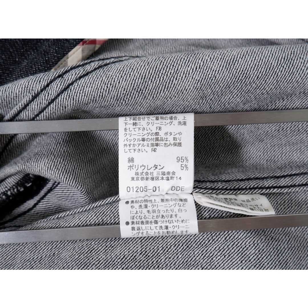 BURBERRY(バーバリー)のBURBERRY LONDON/バーバリー ロンドン 製品洗い加工デニムショートトレンチコート【38】【LCTA74201】 レディースのジャケット/アウター(その他)の商品写真