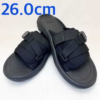 テバ(Teva)の新品 テバ メンズサンダル ハリケーン バージ スライド ブラック 26.0cm(サンダル)