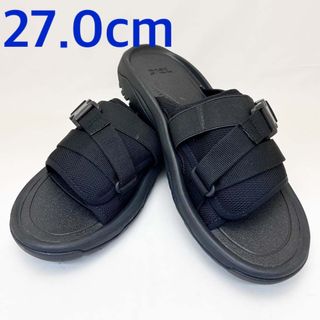 テバ(Teva)の新品 テバ メンズサンダル ハリケーン バージ スライド ブラック 27.0cm(サンダル)