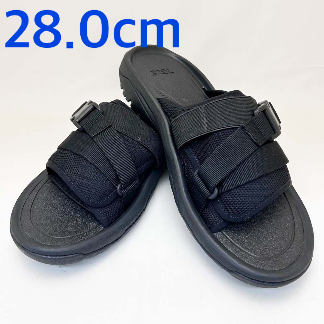 Teva(テバ)の新品 テバ メンズサンダル ハリケーン バージ スライド ブラック 28.0cm メンズの靴/シューズ(サンダル)の商品写真