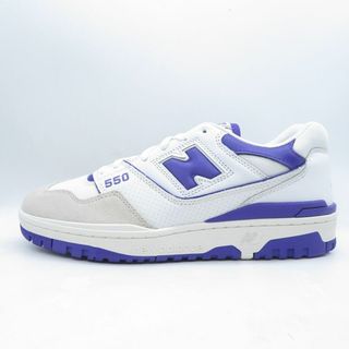 New Balance 21aw BB550WR1 WHITE/PURPLE Size-29.0 (スニーカー)