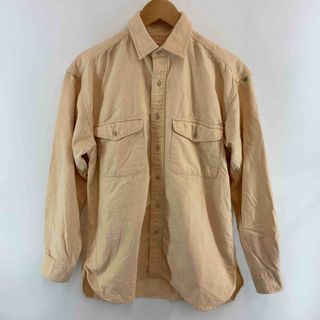 エディーバウアー(Eddie Bauer)のEddie Bauer エディーバウアー メンズ  ネルシャツ 長袖 ベージュ(Tシャツ/カットソー(半袖/袖なし))