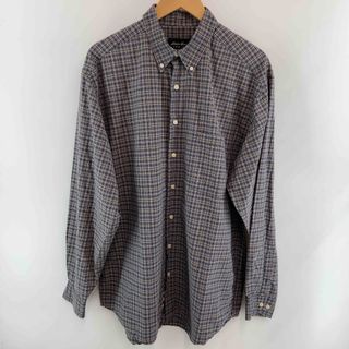 エディーバウアー(Eddie Bauer)のEddie Bauer エディーバウアー メンズ  シャツ 長袖 ボタンダウン チェック柄(Tシャツ/カットソー(半袖/袖なし))