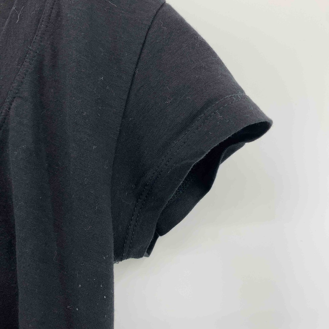 theory(セオリー)のtheory レディース セオリー Tシャツ　半袖　アシンメトリー　黒 レディースのトップス(Tシャツ(半袖/袖なし))の商品写真