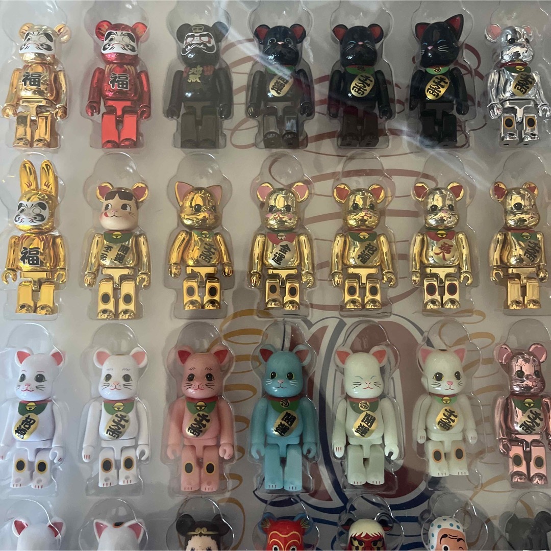 BE@RBRICK(ベアブリック)のBe@rbrick 100% ベアブリック 　招き猫　開運 エンタメ/ホビーのフィギュア(その他)の商品写真