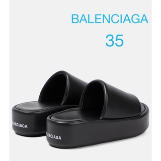 バレンシアガ(Balenciaga)のBALENCIAGA バレンシアガ RISE サンダル ブラック 35(サンダル)