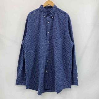 チャップス(CHAPS)のchaps チャップス メンズ ボタンダウンシャツ ブルーチェック(Tシャツ/カットソー(七分/長袖))