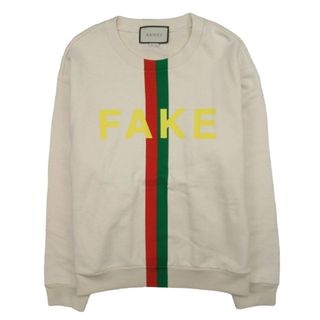 グッチ(Gucci)の美品 20aw グッチ GUCCI FAKE NOT スウェット M ◎ME2(その他)