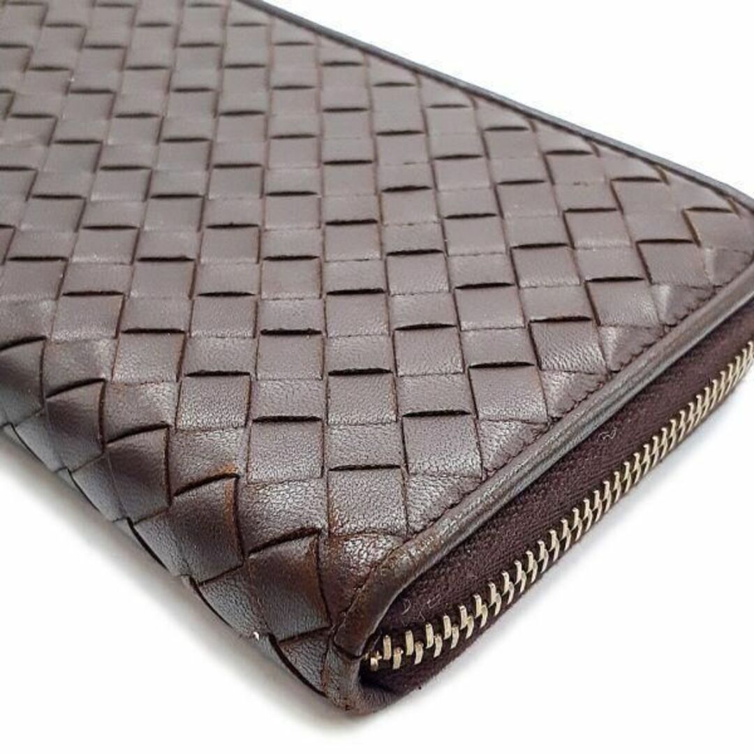 Bottega Veneta(ボッテガヴェネタ)の◆美品◆ ボッテガヴェネタ 長財布 ウォレット イントレチャート レザー 茶系 レディースのファッション小物(財布)の商品写真