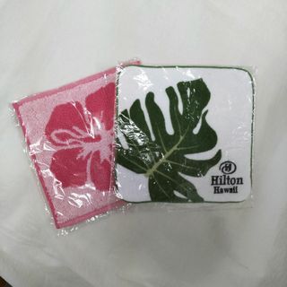 Hilton Hawaii ハンカチタオル２枚(タオル/バス用品)