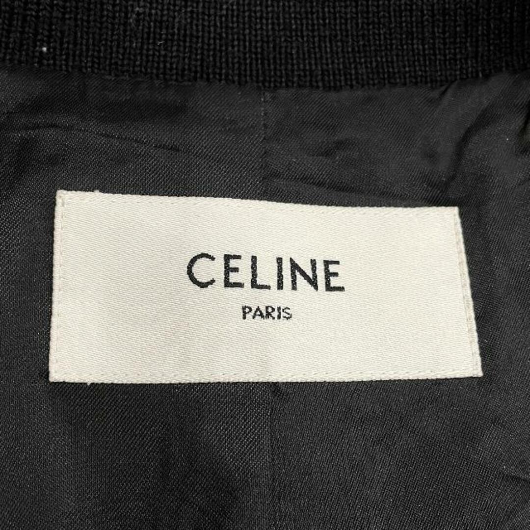 celine(セリーヌ)の超美品 CELINE セリーヌ テディ ジャケット Cロゴ クラシック ブルゾン スタジャン レッド サイズ48 a2269 レディースのジャケット/アウター(ブルゾン)の商品写真