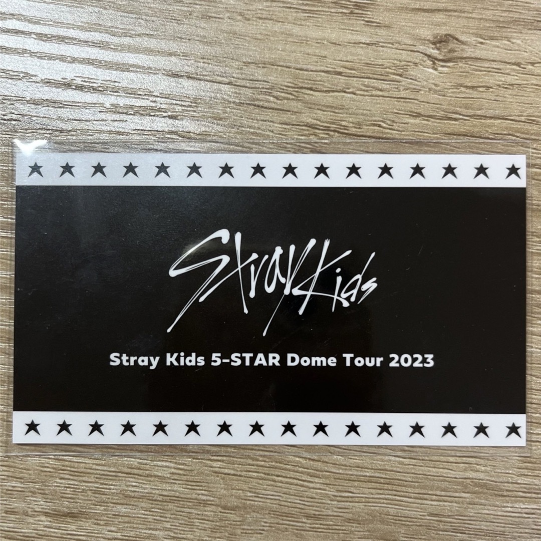 straykids ヒョンジン 5starドームツアー メッセージカード トレカ エンタメ/ホビーのCD(K-POP/アジア)の商品写真
