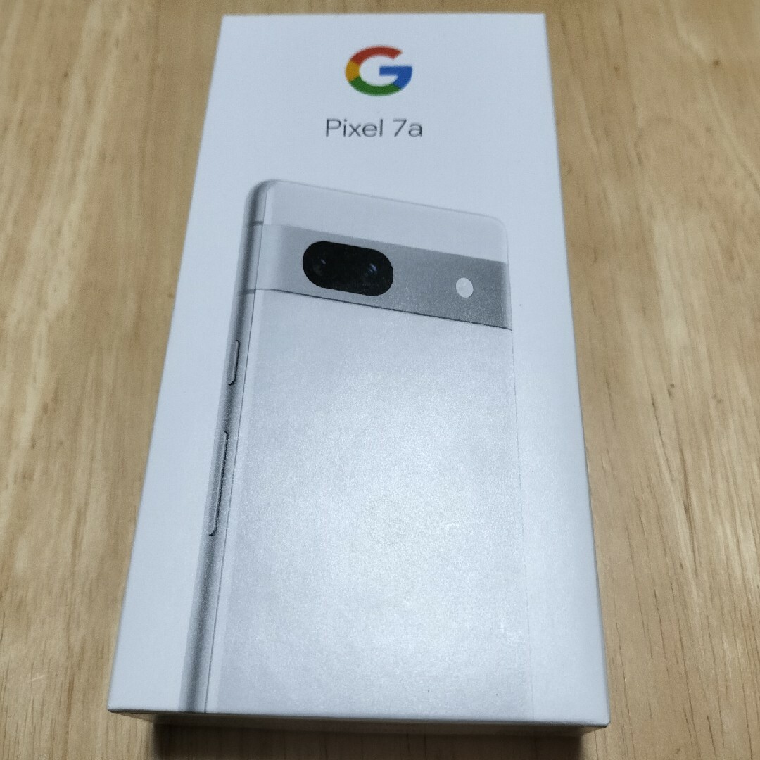 Google(グーグル)のGoogle pixel7a ホワイト　新品未使用 スマホ/家電/カメラのスマートフォン/携帯電話(スマートフォン本体)の商品写真