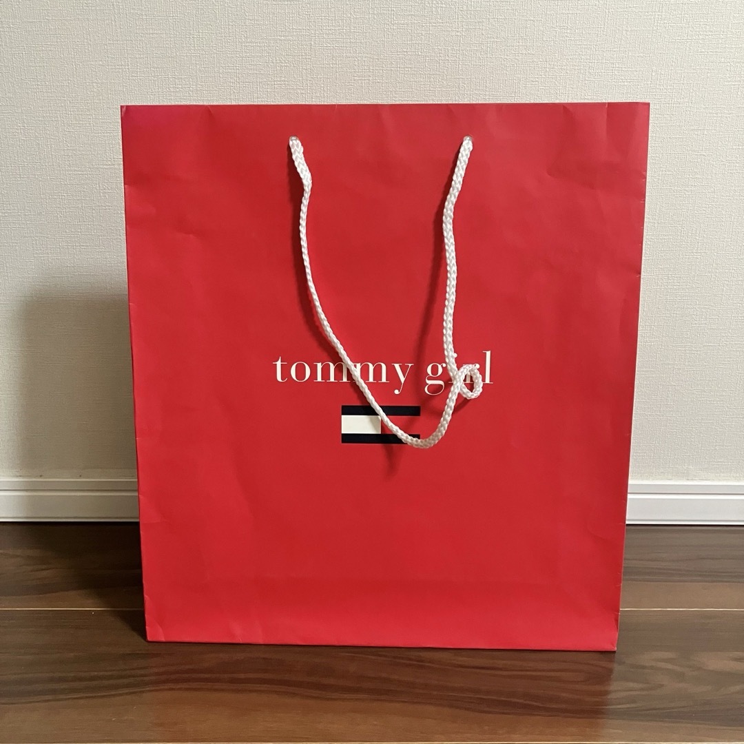 tommy girl(トミーガール)のトミーガール　紙袋　サイズ大 レディースのバッグ(ショップ袋)の商品写真