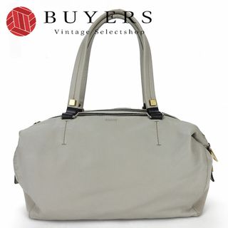 セリーヌ(celine)の【中古】 セリーヌ ハンドバッグ マリーヌ 166393FTS.08GC レザー ライトグレー - スモールボストン レディース 女性 CELINE(ハンドバッグ)