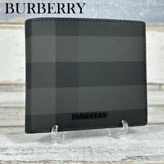 BURBERRY - BURBERRY　バーバリー　二つ折り財布　小銭入れ付き　8064604