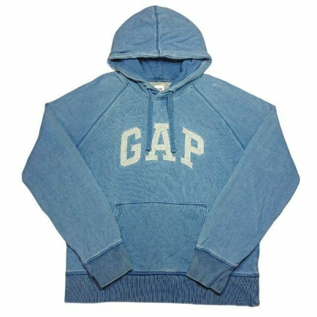 GAP - GAP デニム風 希少カラー スウェットパーカー 古着 ギャップ