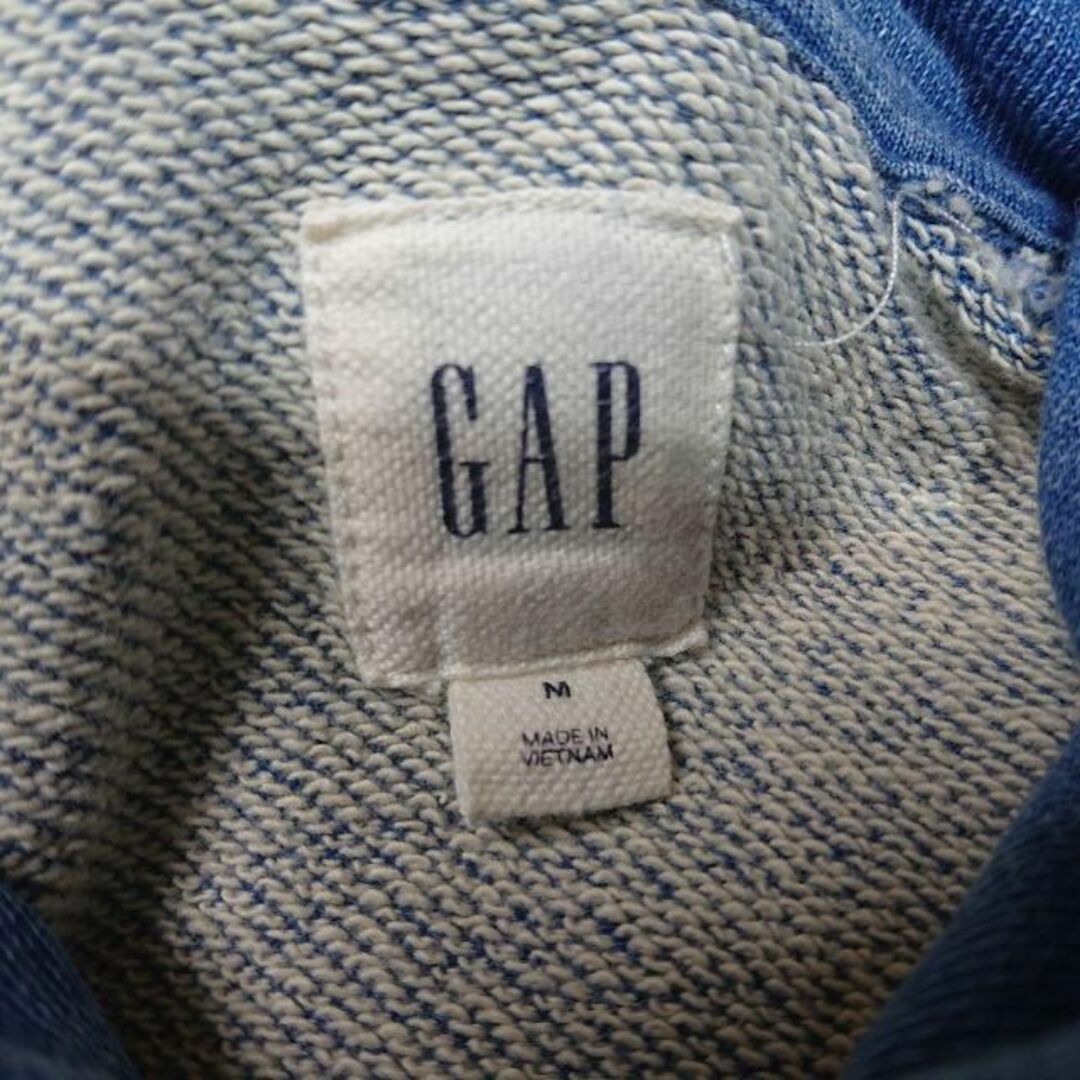 GAP - GAP デニム風 希少カラー スウェットパーカー 古着 ギャップ