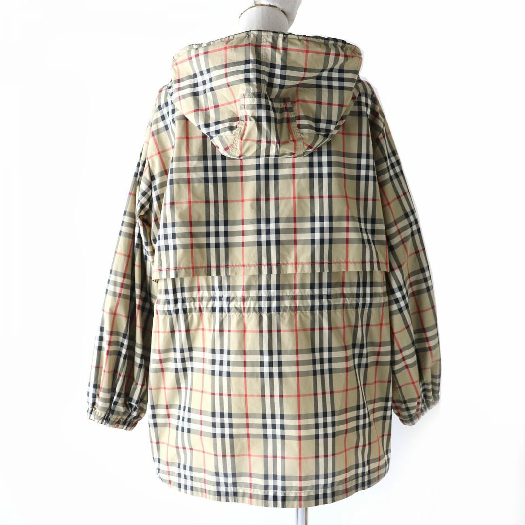 BURBERRY(バーバリー)の極美品△正規品 21SS バーバリー ロンドン イングランド  8042902 ノバチェック柄 フーデッド ジップアップ ジャケット ベージュ系 34 レディースのジャケット/アウター(その他)の商品写真