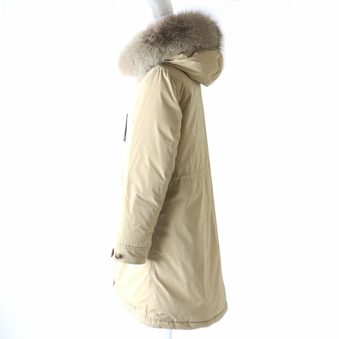 WOOLRICH(ウールリッチ)の未使用品△正規品 WOOLRICH ウールリッチ WWOU0437 KEYSTONE PARKA FOXファー・フード付き ダウンコート ベージュ S 定価151,800円＋税　e08-st30306-2 レディースのジャケット/アウター(ダウンジャケット)の商品写真