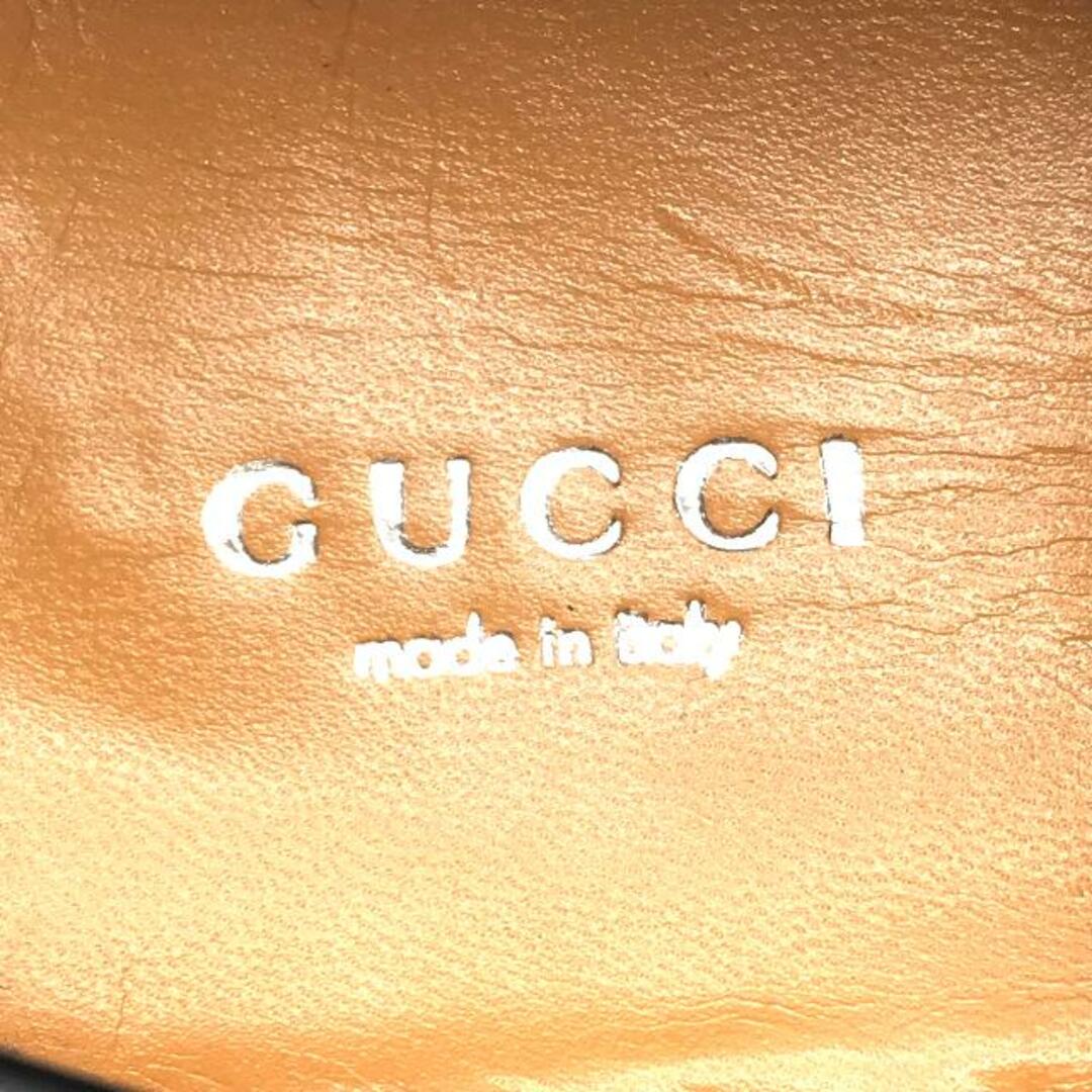 Gucci(グッチ)の美品 GUCCI グッチ インターロッキング ラグソール ローファー ブラック レディース 37 靴 a2199 レディースの靴/シューズ(ローファー/革靴)の商品写真