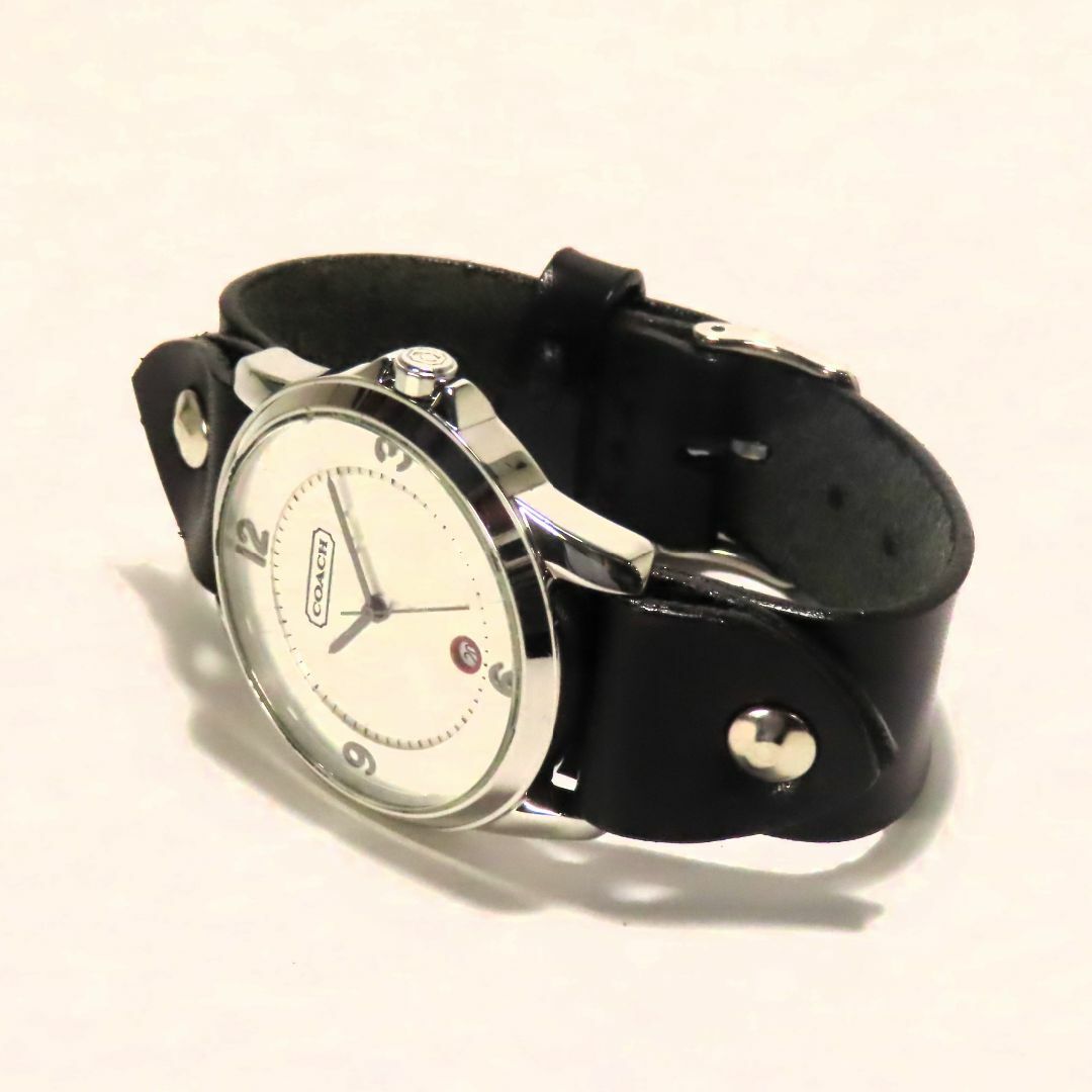 稼働品 COACH コーチ メンズ クオーツ 腕時計 新品牛革レザーベルト 稼働品 COACH コーチ メンズ クオーツ 腕時計 新品牛革レザーベルト