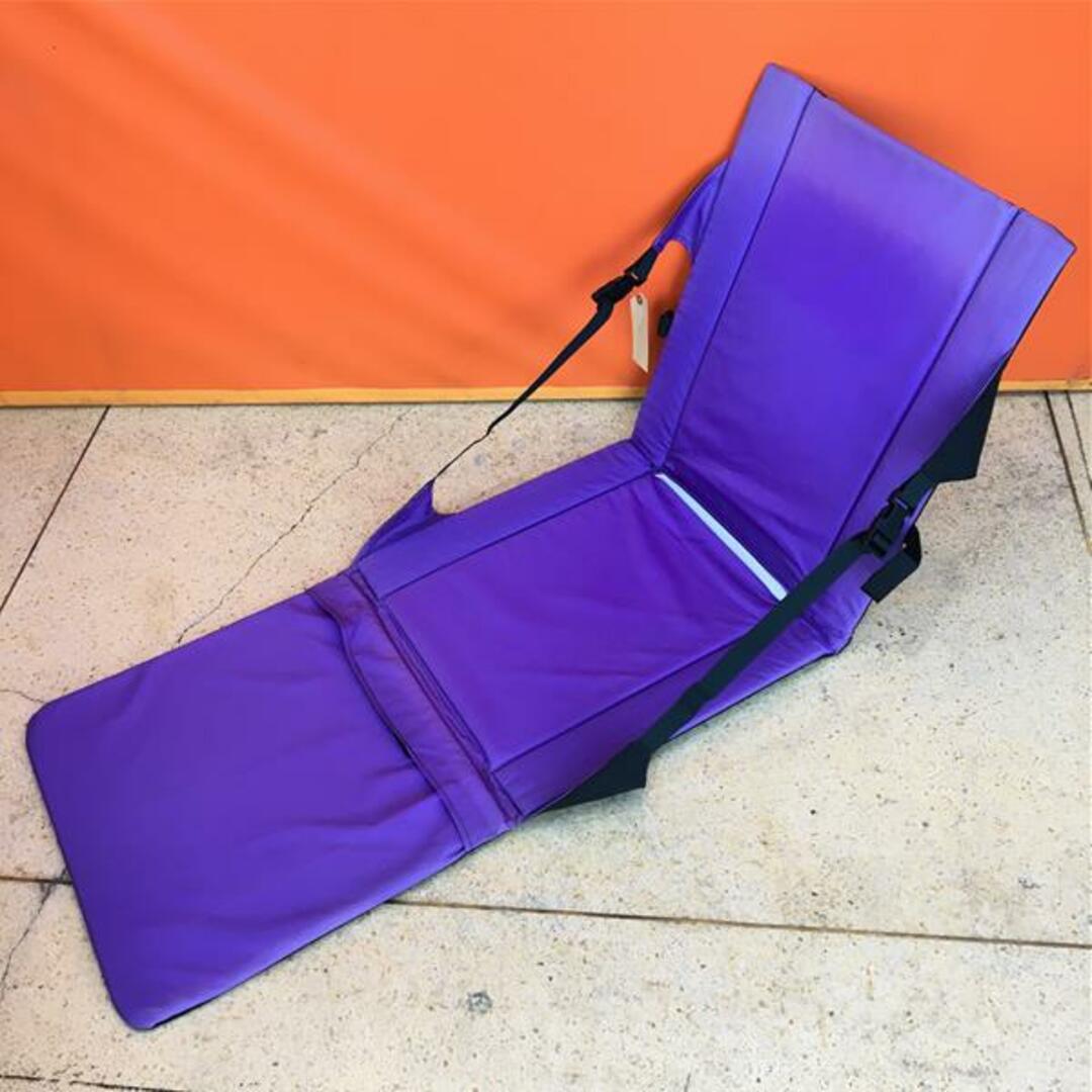 クレイジークリーク 1995 パワーラウンジャー Power Louger アメリカ製 座椅子 グラウンドチェア ハイバック マット 生産終了モデル 入手困難 CRAZY CREEK Purple / Black パープル系 メンズのメンズ その他(その他)の商品写真