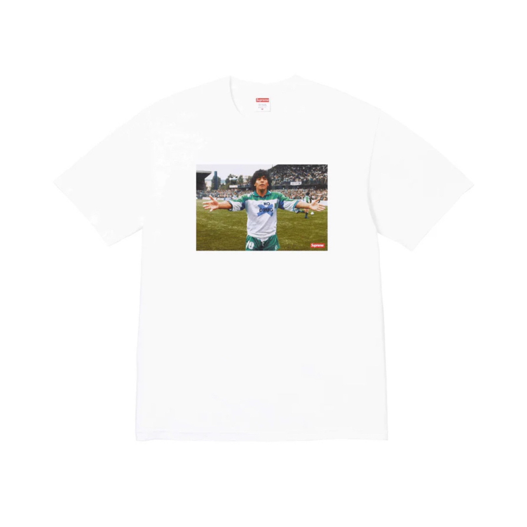 Supreme(シュプリーム)のSupreme Maradona Tee White L メンズのトップス(Tシャツ/カットソー(半袖/袖なし))の商品写真