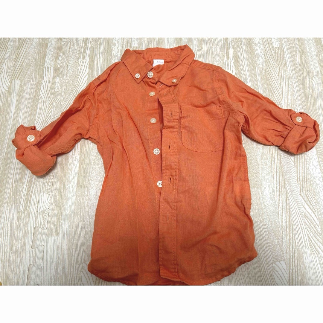 GAP(ギャップ)のGAP 長袖シャツ　105cm キッズ/ベビー/マタニティのキッズ服男の子用(90cm~)(Tシャツ/カットソー)の商品写真