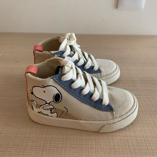 ザラキッズ(ZARA KIDS)のザラキッズ　スヌーピー　スニーカー　13.5センチ(スニーカー)