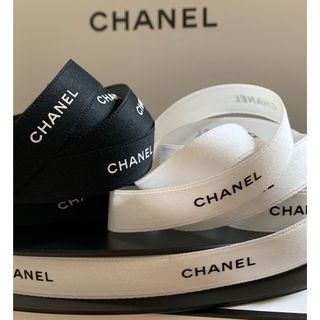 CHANEL - 1.5cm幅 CHANEL ラッピング リボン 2m