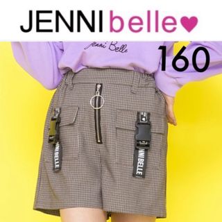 ジェニィ(JENNI)の１回着☆JENNI belleチェックショートパンツ160ジェニィラブトキシック(パンツ/スパッツ)