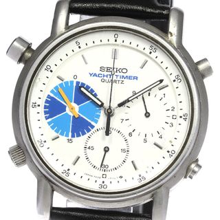 セイコー(SEIKO)のジャンク セイコー SEIKO 7A28-7090 ヨットタイマー クロノグラフ スモールセコンド クォーツ メンズ _796815(腕時計(アナログ))