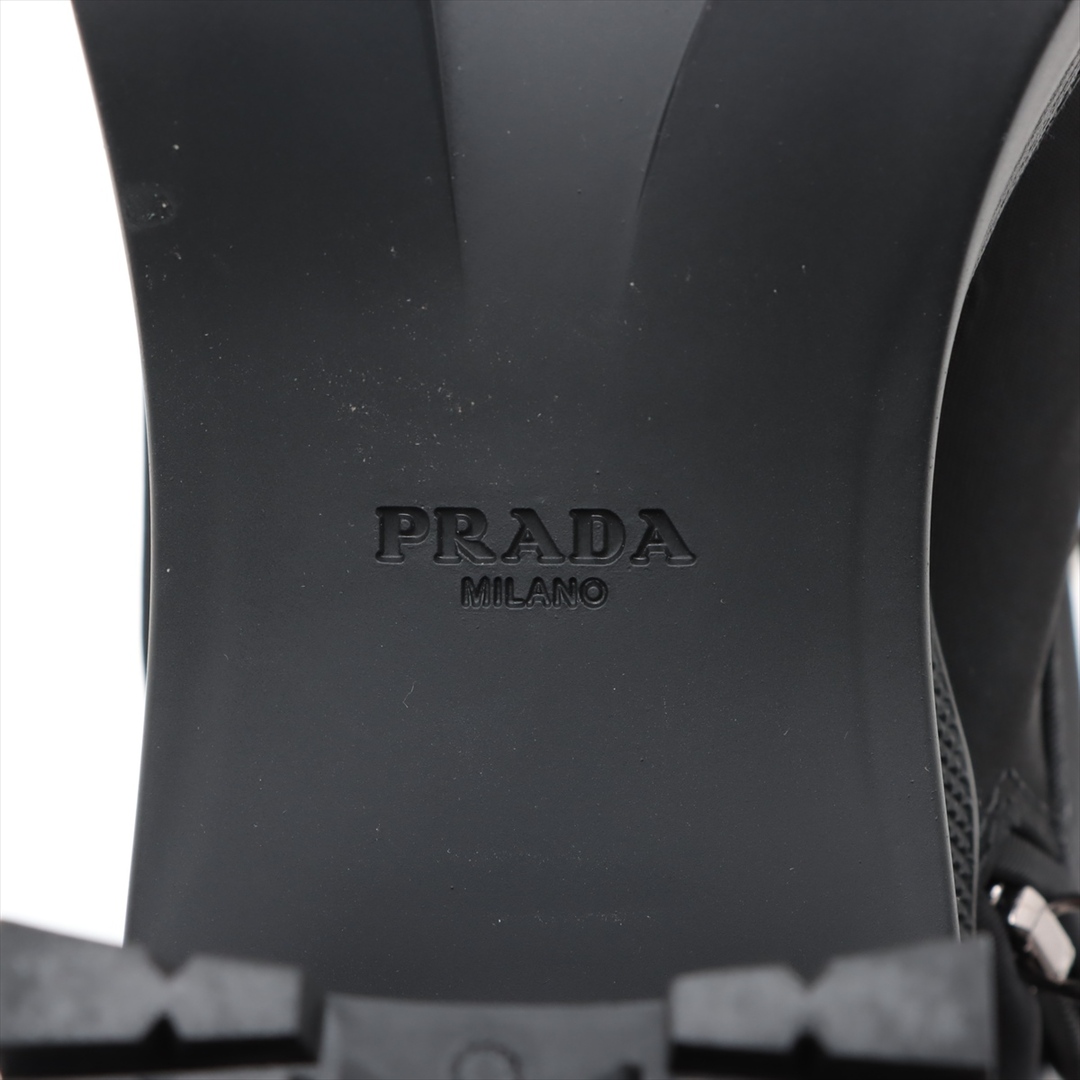 PRADA(プラダ)のプラダ Re Nylon リ ナイロン ナイロン×レザー 36 1/2 ブ レディースの靴/シューズ(ブーツ)の商品写真