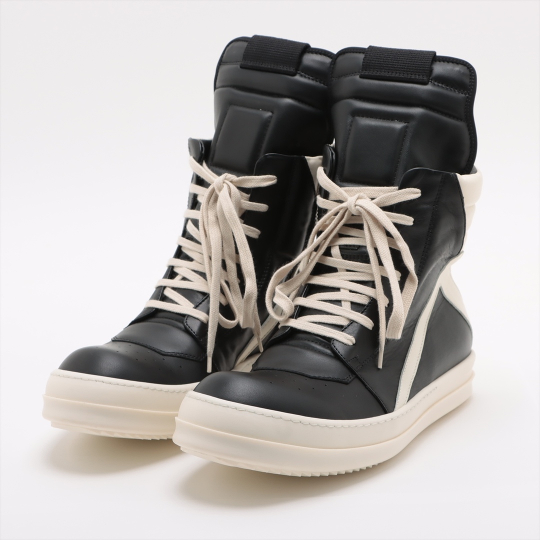 Rick Owens - リックオウエンス ジオバスケット レザー 43 ブラック