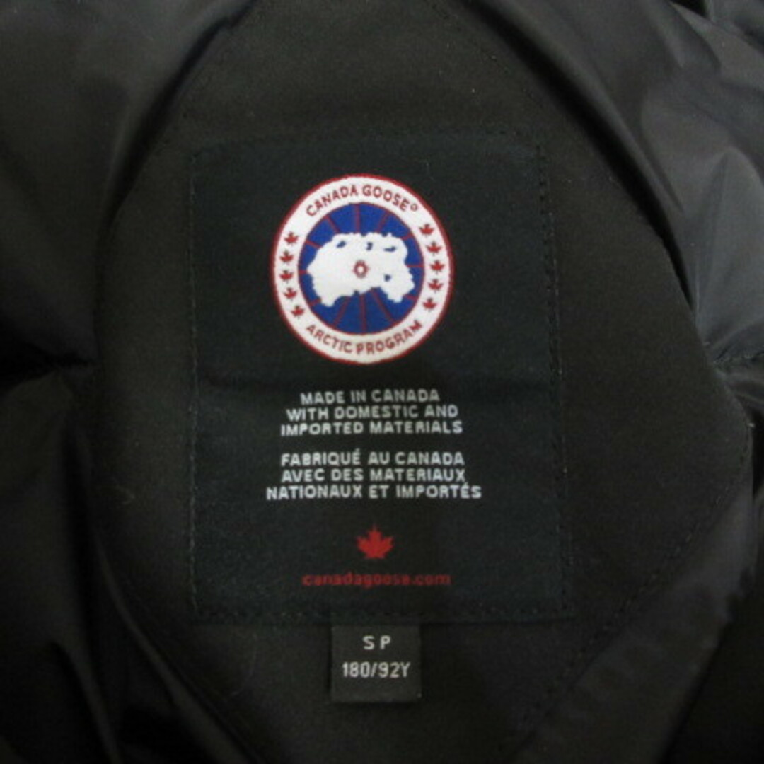 CANADA GOOSE(カナダグース)のカナダグース ジャスパー パーカー ダウン ジャケット S黒 3438JM 正規 メンズのジャケット/アウター(ダウンジャケット)の商品写真