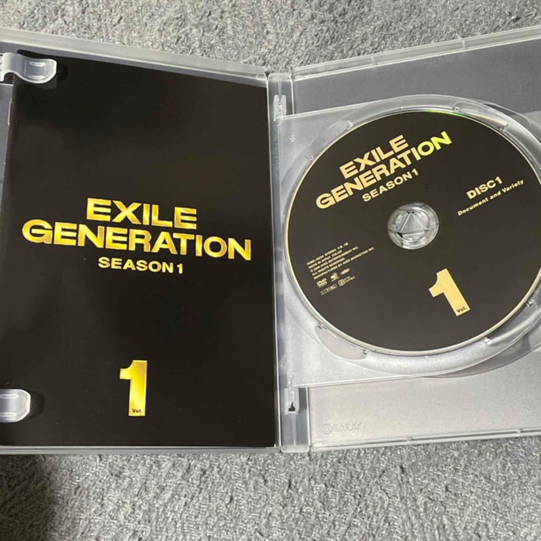 EXILE(エグザイル)のEXILE　GENERATION　SEASON1　Vol．1 DVD エンタメ/ホビーのDVD/ブルーレイ(ミュージック)の商品写真