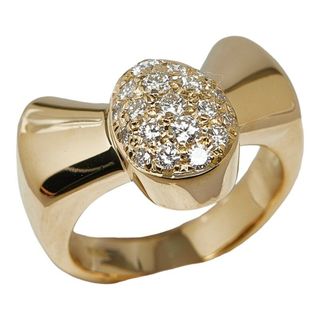 美品 K18YG イエローゴールド リング 指輪 ダイヤ 0.30ct 【1-0139134】(リング(指輪))