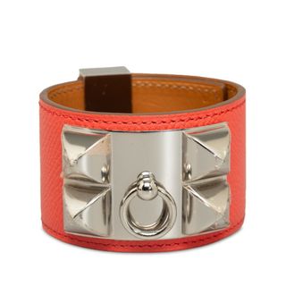 エルメス(Hermes)の美品 エルメス コリエ ド シアン ブレスレット レザー レディース HERMES 【230-39365】(ブレスレット/バングル)