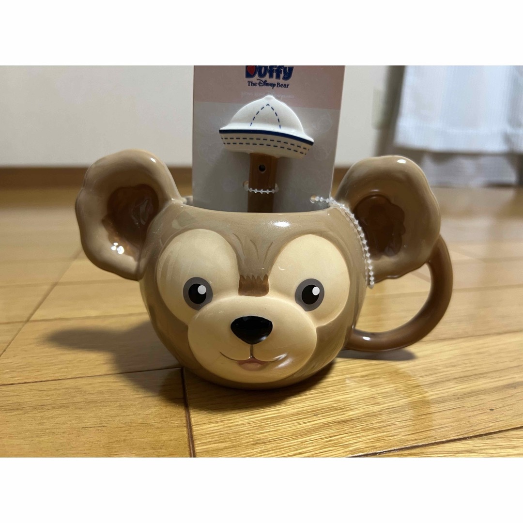 Disney(ディズニー)の✾新品未使用✾  ダッフィー  マグカップ　スープーン付き キッズ/ベビー/マタニティの授乳/お食事用品(マグカップ)の商品写真