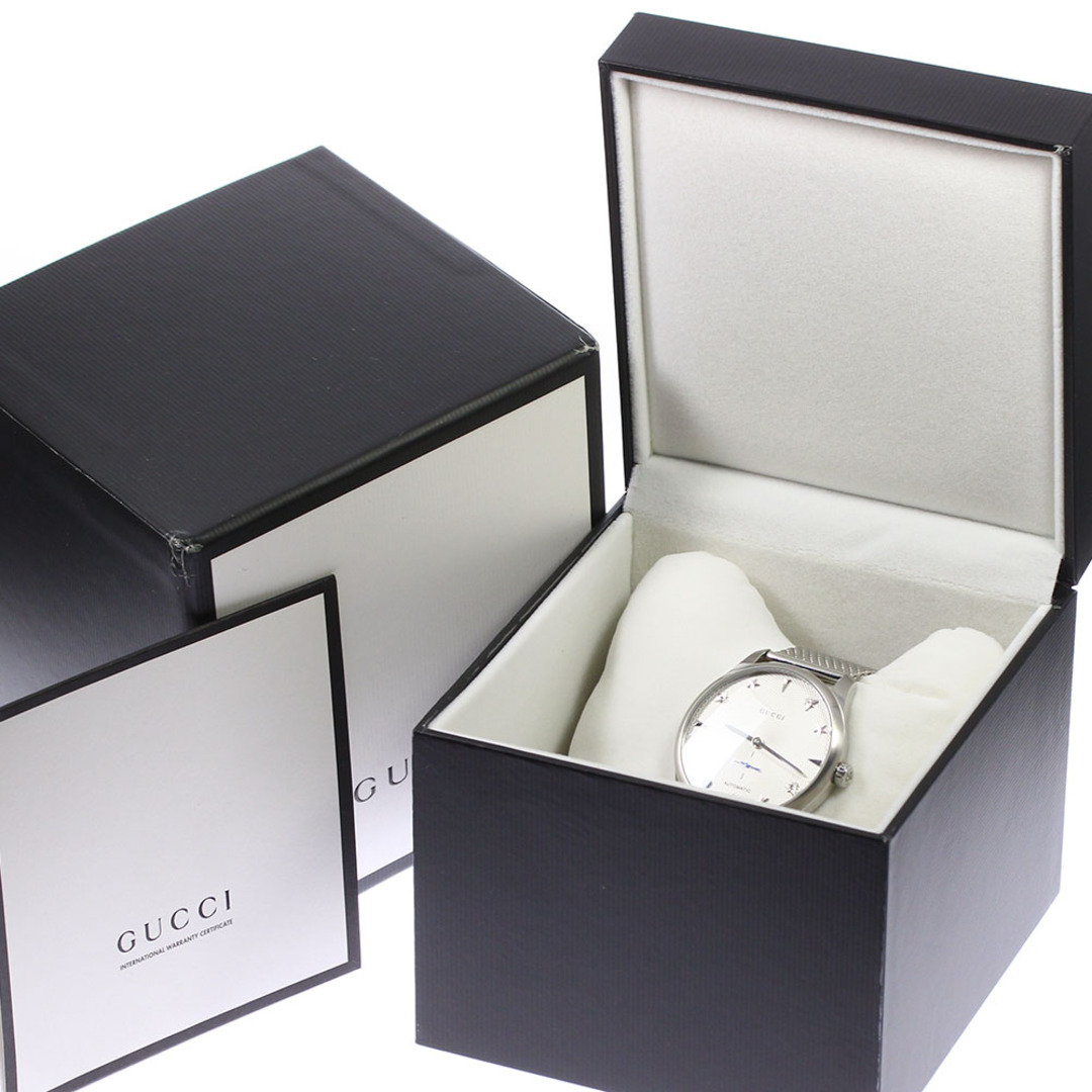 Gucci(グッチ)のグッチ GUCCI 126.3/YA126330 Gタイムレス デイト 自動巻き メンズ 良品 箱・保証書付き_803693 メンズの時計(腕時計(アナログ))の商品写真