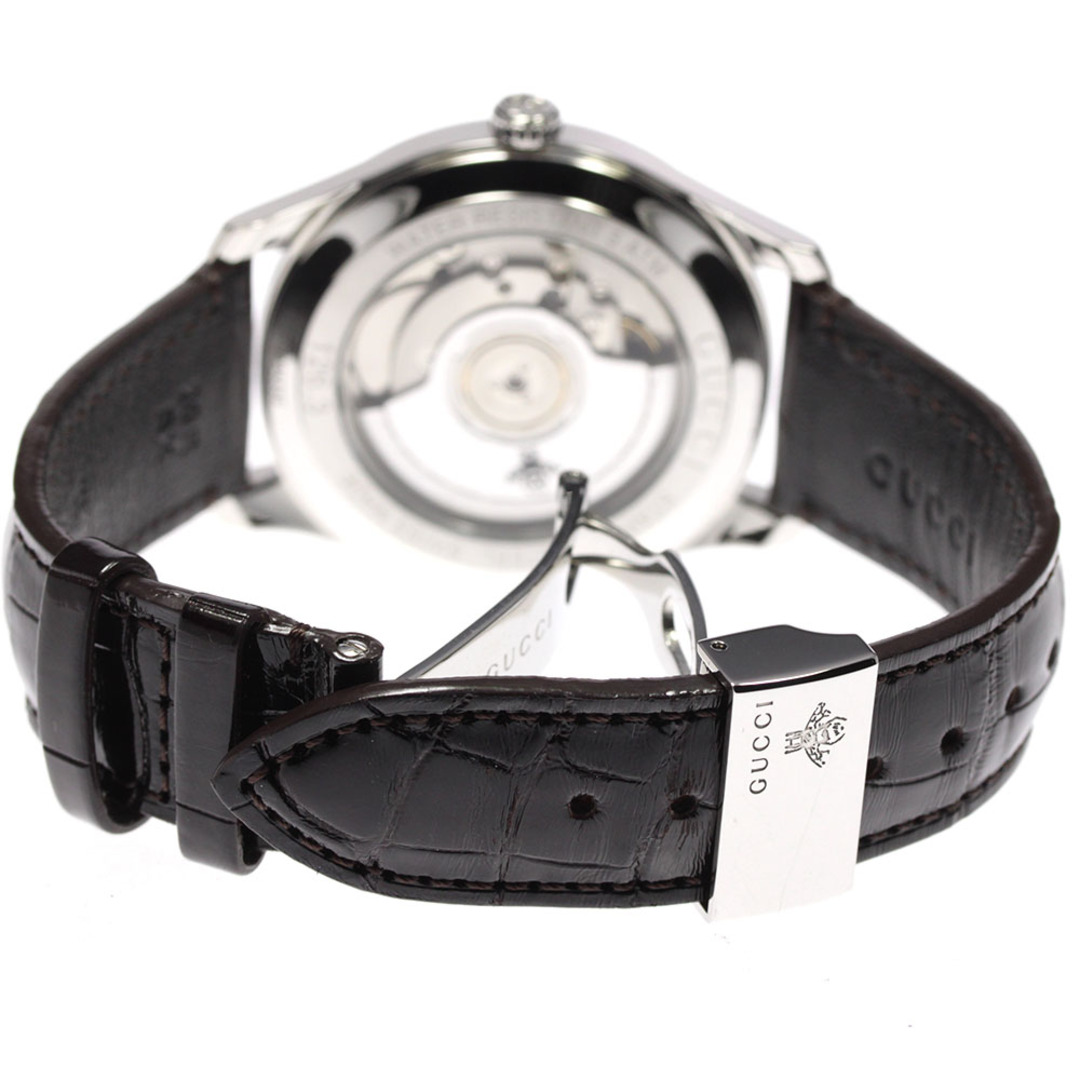 Gucci(グッチ)のグッチ GUCCI 126.3/YA126332 Gタイムレス GMT 自動巻き メンズ 良品 箱付き_801122 メンズの時計(腕時計(アナログ))の商品写真