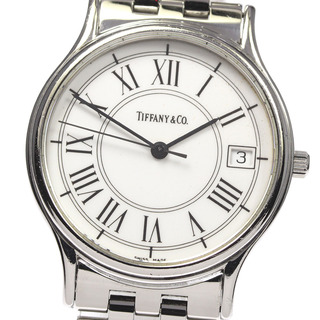 ティファニー(Tiffany & Co.)のティファニー TIFFANY&Co. クラシック デイト クォーツ メンズ 箱付き_801132(腕時計(アナログ))