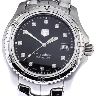 タグホイヤー(TAG Heuer)のタグホイヤー TAG HEUER WT1115 プロフェッショナル200M 11P ダイヤ デイト クォーツ メンズ 美品 保証書付き_801801(腕時計(アナログ))
