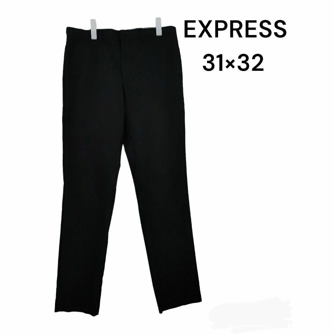 EXPRESS(エクスプレス)のEXPRESS　エクスプレス　31×32　スラックス　ブラック　古着　パンツ その他のその他(その他)の商品写真