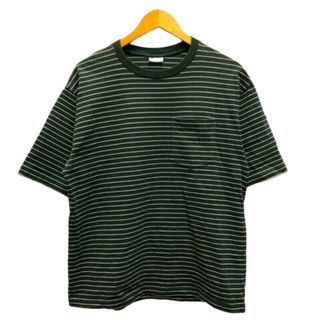 オーシバル(ORCIVAL)のオーチバル オーシバル Tシャツ クルーネック コットン ボーダー 半袖 5 緑(Tシャツ/カットソー(半袖/袖なし))