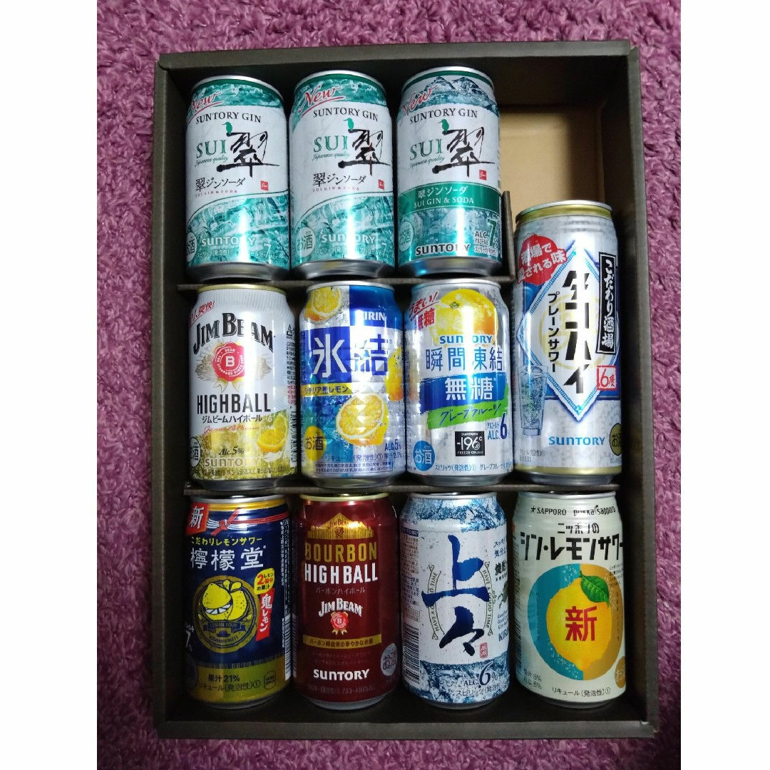 チューハイ詰め合わせ 食品/飲料/酒の酒(リキュール/果実酒)の商品写真