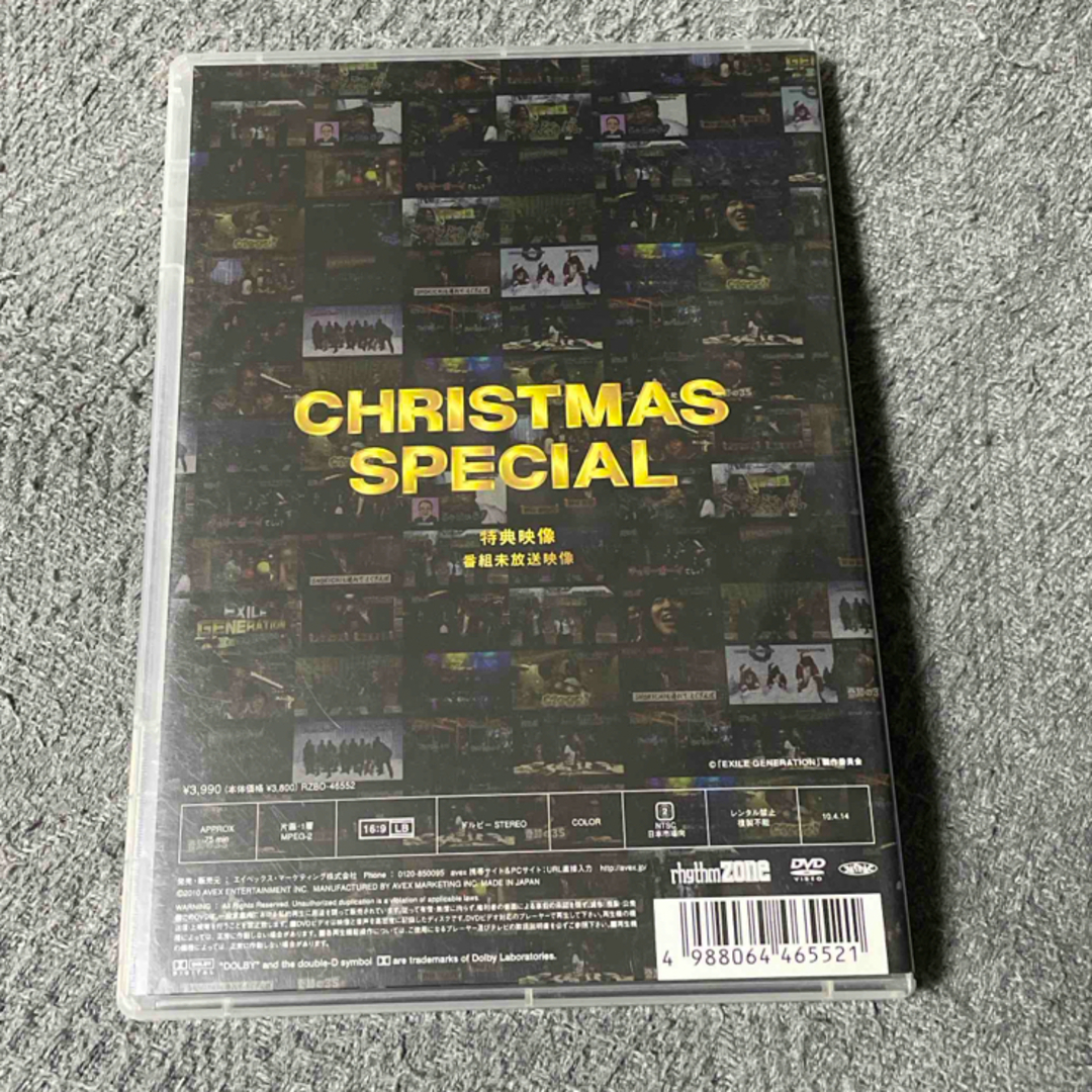 EXILE(エグザイル)のEXILE　GENERATION　クリスマスSP DVD エンタメ/ホビーのDVD/ブルーレイ(ミュージック)の商品写真